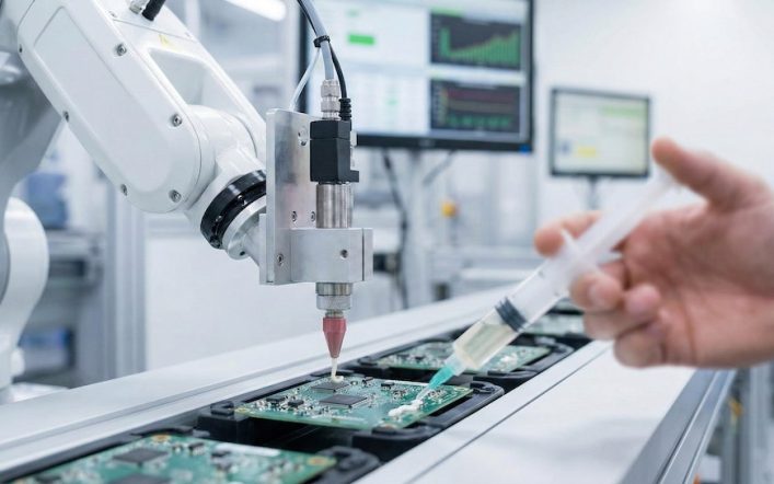 手作業から自動化へ!工業用ディスペンサー導入の費用対効果をシミュレーション