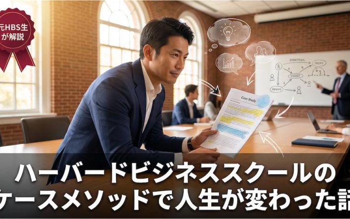 【元HBS生が解説】ハーバードビジネススクールのケースメソッドで人生が変わった話