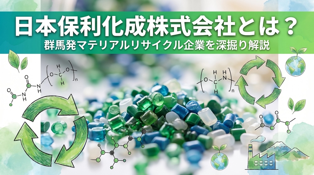 日本保利化成株式会社とは？群馬発マテリアルリサイクル企業を深掘り解説